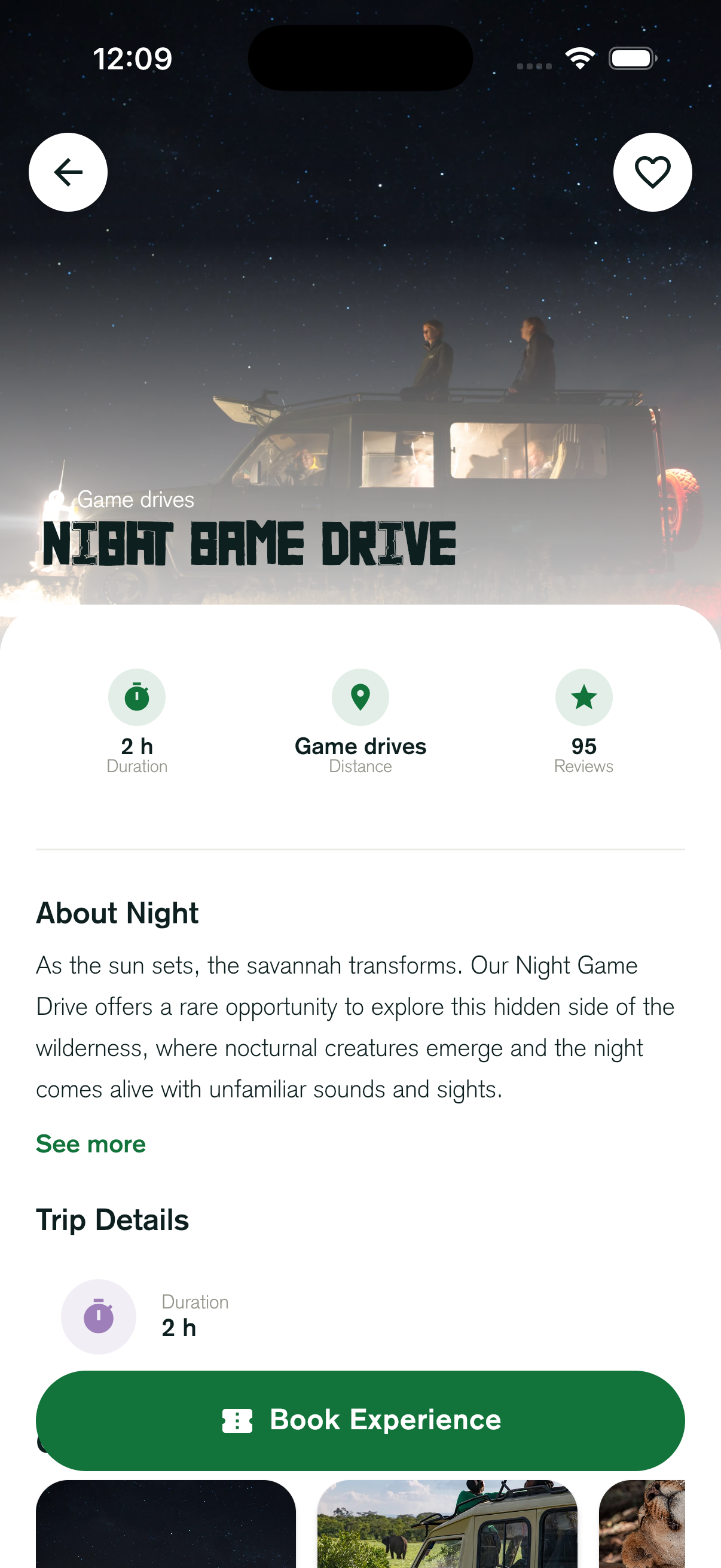 Ol Pejeta game drive — iOS