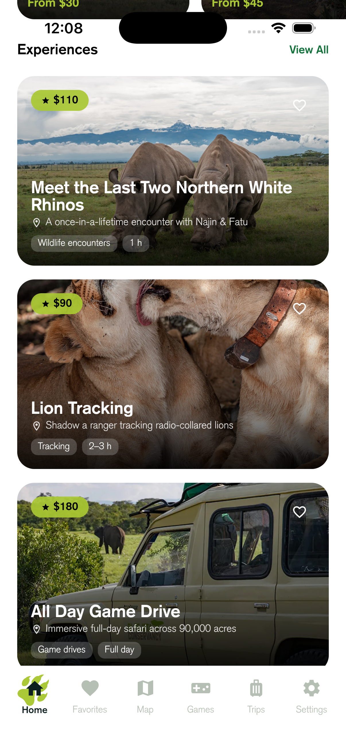 Ol Pejeta explore — iOS