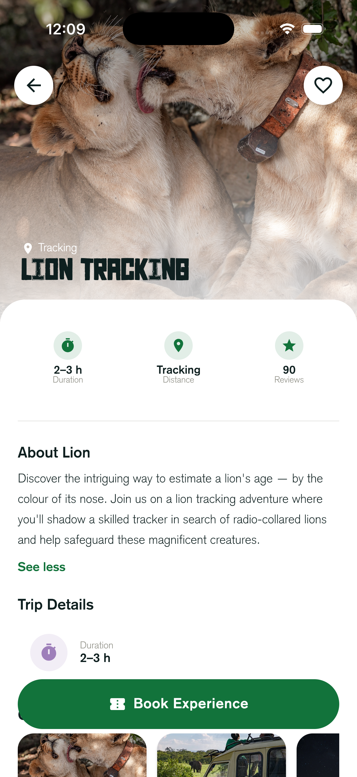 Ol Pejeta tracking — iOS